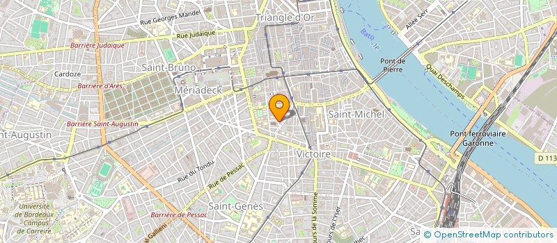 localisation de l'entreprise MONSIEUR FLAVIEN VAUDRAN  BORDEAUX