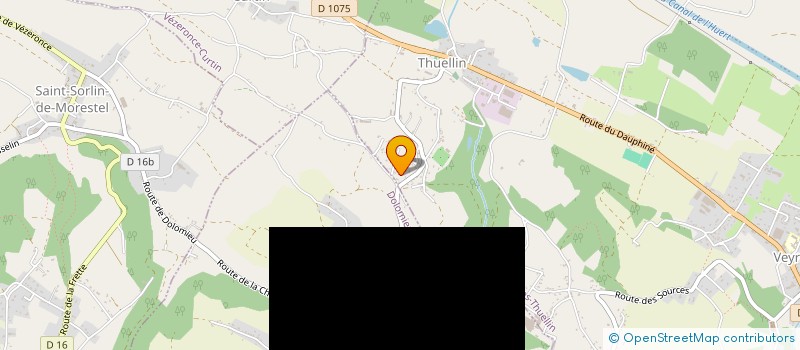 localisation de l'entreprise MONSIEUR FLAVIEN VERGNES  LES AVENIERES VEYRINS-THUELLIN