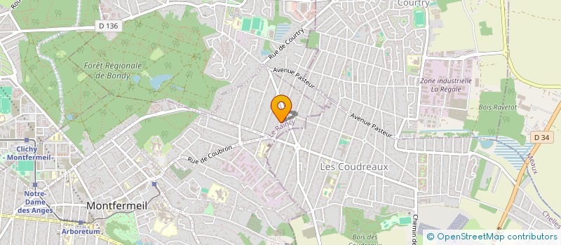 localisation de l'entreprise MONSIEUR FLAVIEN WALTERSCHEID  MONTFERMEIL