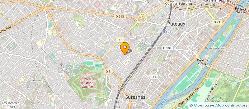 localisation de l'entreprise MONSIEUR FLAVIO AFONSO à SURESNES