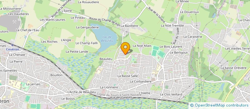 localisation de l'entreprise MONSIEUR FLAVIO BERTHELOT à COUERON