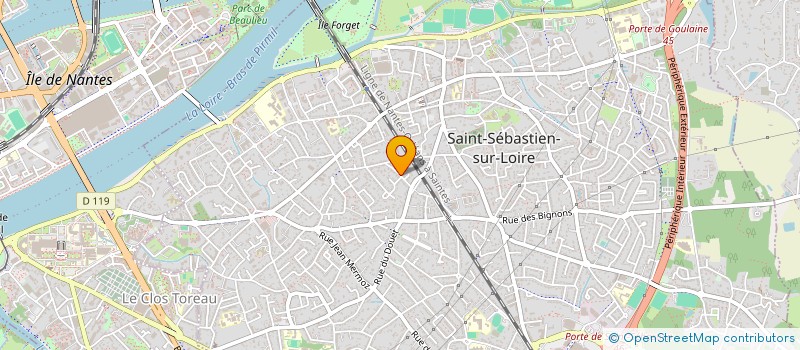 localisation de l'entreprise MONSIEUR FLAVIO BROCHU  SAINT-SEBASTIEN-SUR-LOIRE