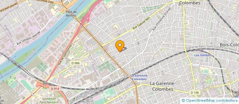 localisation de l'entreprise MONSIEUR FLAVIO CESTER à COLOMBES