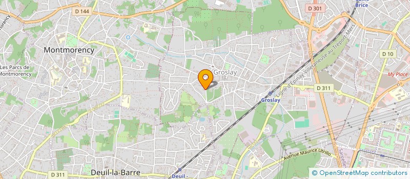 localisation de l'entreprise MONSIEUR FLAVIO CHIERICI  GROSLAY