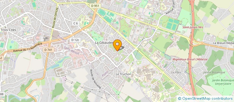 localisation de l'entreprise MONSIEUR FLAVIO DESOYER--RALPH  POITIERS