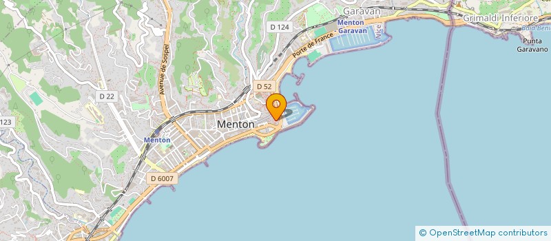 localisation de l'entreprise MONSIEUR FLAVIO FAZZALARO  MENTON