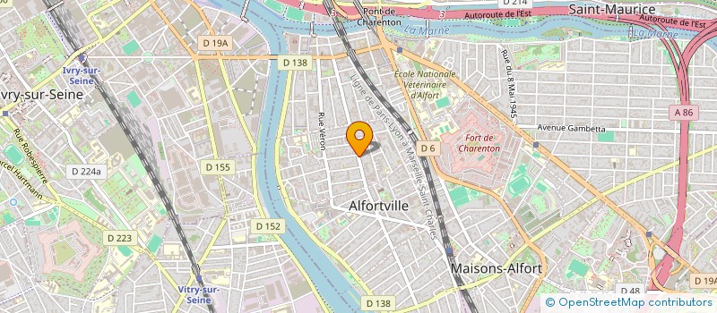 localisation de l'entreprise MONSIEUR FLAVIO FLAVIO  ALFORTVILLE