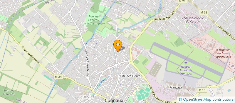 localisation de l'entreprise MONSIEUR FLAVIO GASPAR à CUGNAUX