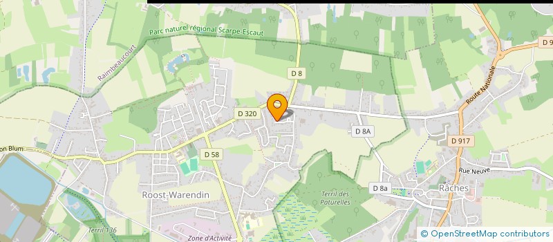 localisation de l'entreprise MONSIEUR FLAVIO LAWNICZAK  ROOST-WARENDIN