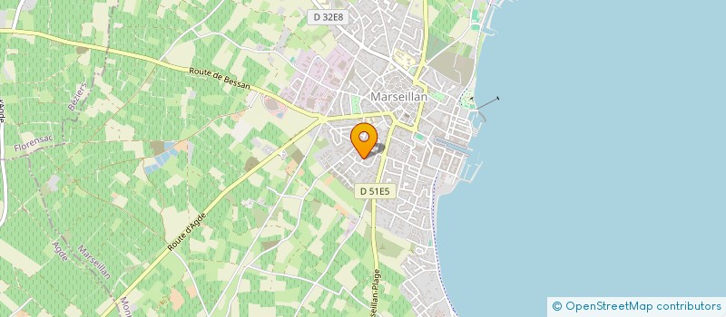 localisation de l'entreprise MONSIEUR FLAVIO MANARDO à MARSEILLAN
