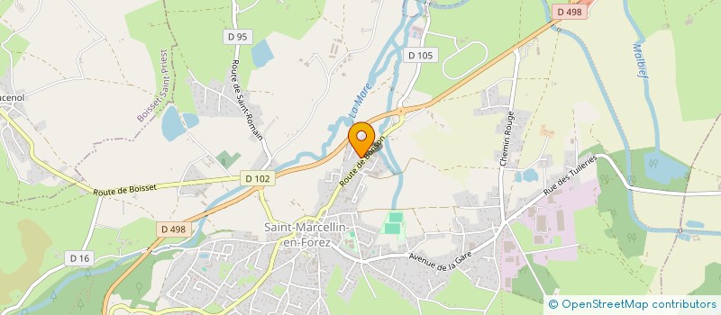 localisation de l'entreprise MONSIEUR FLAVIO MARCA  SAINT-MARCELLIN-EN-FOREZ