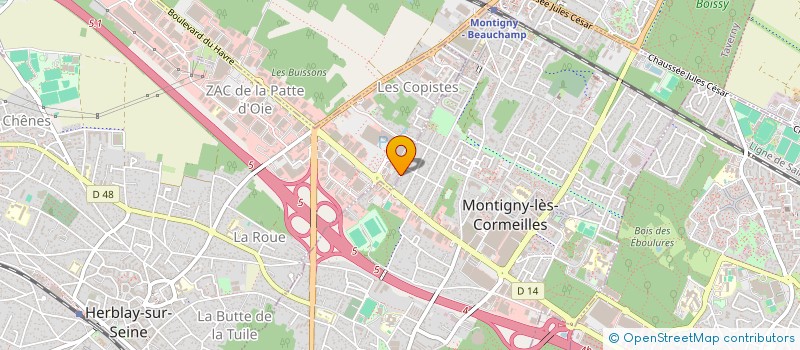 localisation de l'entreprise MONSIEUR FLAVIO MARCOS  MONTIGNY-LES-CORMEILLES