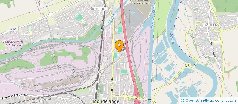 localisation de l'entreprise MONSIEUR FLAVIO MENEGALLI  MONDELANGE