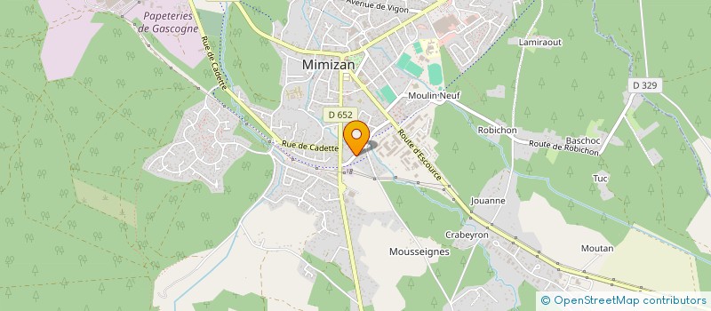 localisation de l'entreprise MONSIEUR FLAVIO MOTA DA FONTE VAZ à MIMIZAN