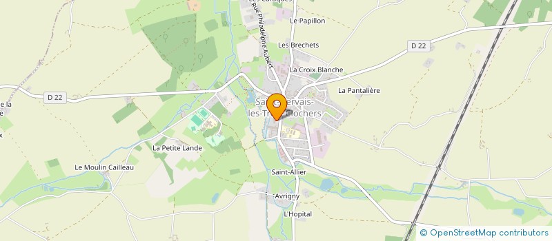localisation de l'entreprise MONSIEUR FLAVIO MOUTINHO ROCHA  SAINT-GERVAIS-LES-TROIS-CLOCHERS