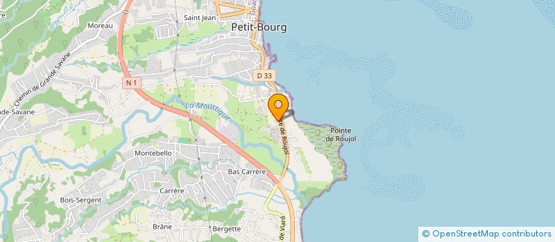 localisation de l'entreprise MONSIEUR FLAVIO RENE-GATIBELZA  PETIT-BOURG