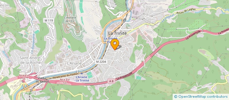 localisation de l'entreprise MONSIEUR FLAVIO SUSSARELLU  LA TRINITE