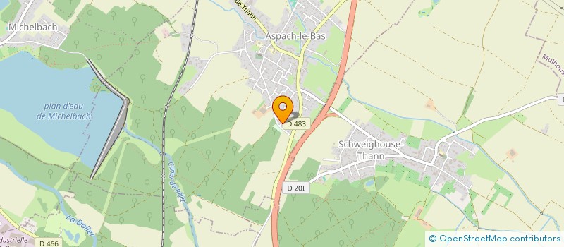 localisation de l'entreprise MONSIEUR FLAVIO TERSIGNI  ASPACH-LE-BAS