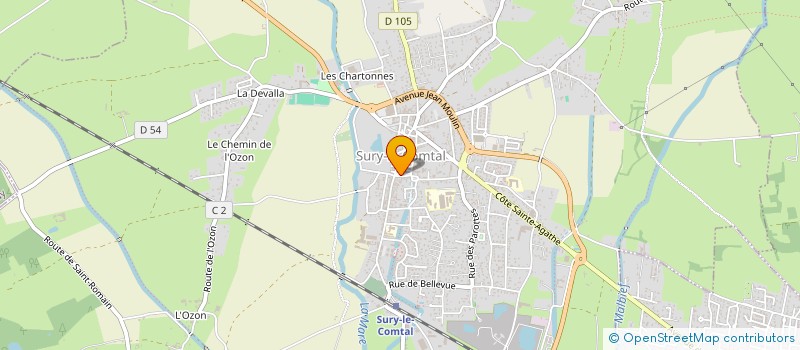 localisation de l'entreprise MONSIEUR FLAVIO VIEIRA GOMES à SURY-LE-COMTAL