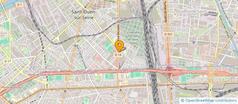 localisation de l'entreprise MONSIEUR FLAVIO VIEIRA MONTEIRO à SAINT-OUEN-SUR-SEINE