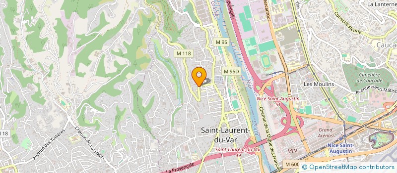 localisation de l'entreprise MONSIEUR FLAVIU LUPSAC à SAINT-LAURENT-DU-VAR