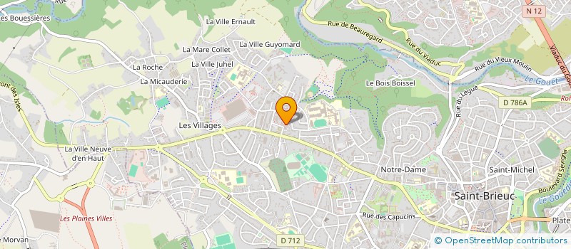 localisation de l'entreprise MONSIEUR FLAVIUS BULZAN à SAINT-BRIEUC