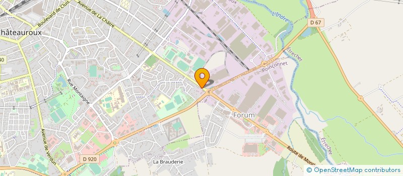 localisation de l'entreprise MONSIEUR FLAVIUS DRAGUSIN à CHATEAUROUX