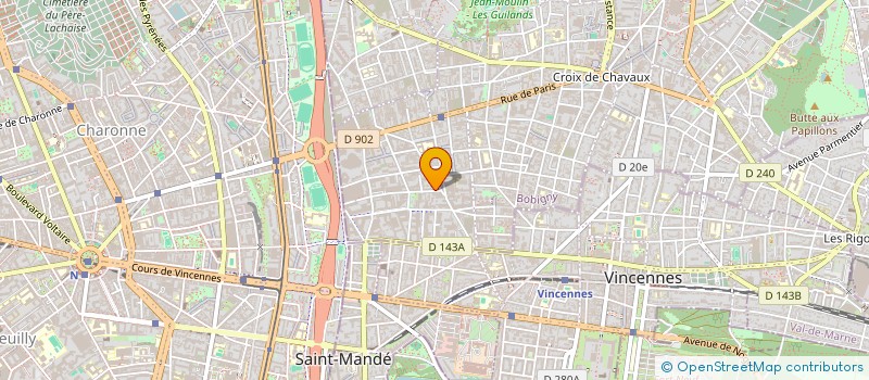 localisation de l'entreprise MONSIEUR FLAVIUS GAVRILESCU à MONTREUIL