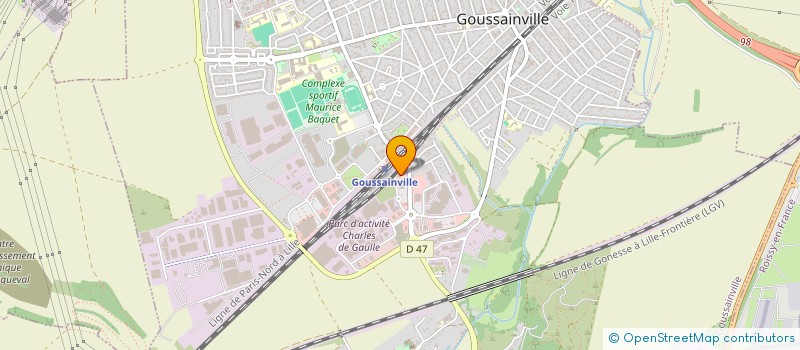 localisation de l'entreprise MONSIEUR FLAVIUS-IOAN ROHACS  GOUSSAINVILLE