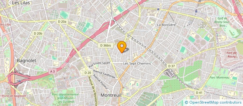localisation de l'entreprise MONSIEUR FLEMMING ANDERSEN à MONTREUIL