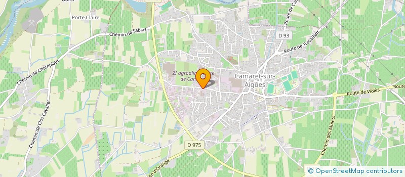 localisation de l'entreprise MONSIEUR FLEMMING MADSEN  CAMARET-SUR-AIGUES