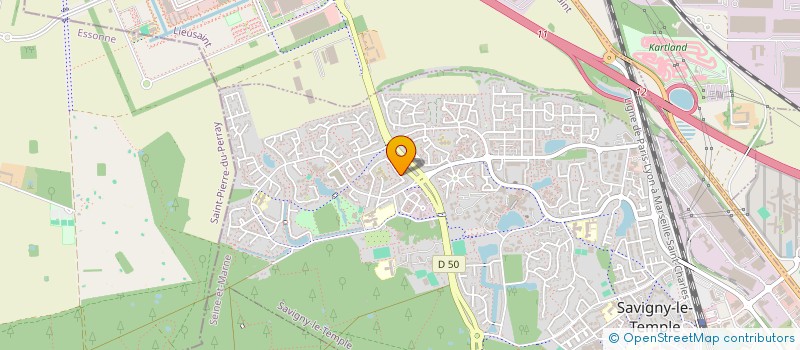 localisation de l'entreprise MONSIEUR FLEREAU LUMENE  SAVIGNY-LE-TEMPLE