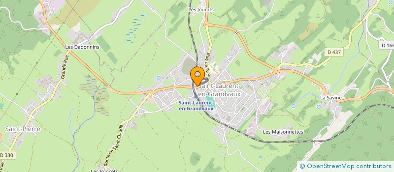 localisation de l'entreprise MONSIEUR FLETCHER TODD  SAINT-LAURENT-EN-GRANDVAUX