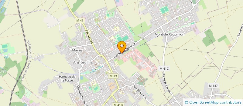 localisation de l'entreprise MONSIEUR FLEURY BOURRIEZ à ANNŒULLIN