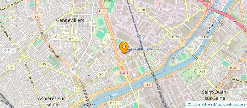 localisation de l'entreprise MONSIEUR FLORE AHMED à GENNEVILLIERS