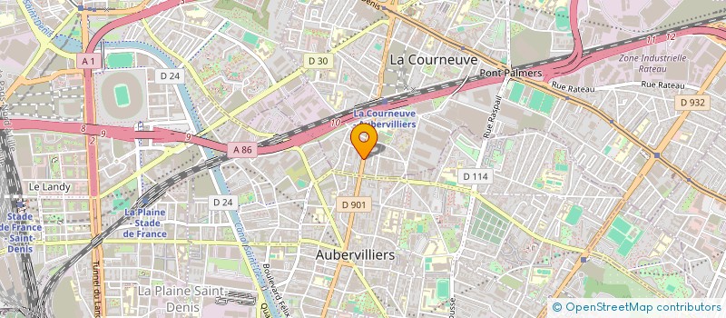 localisation de l'entreprise MONSIEUR FLORE MEYER-PREVOST à LA COURNEUVE