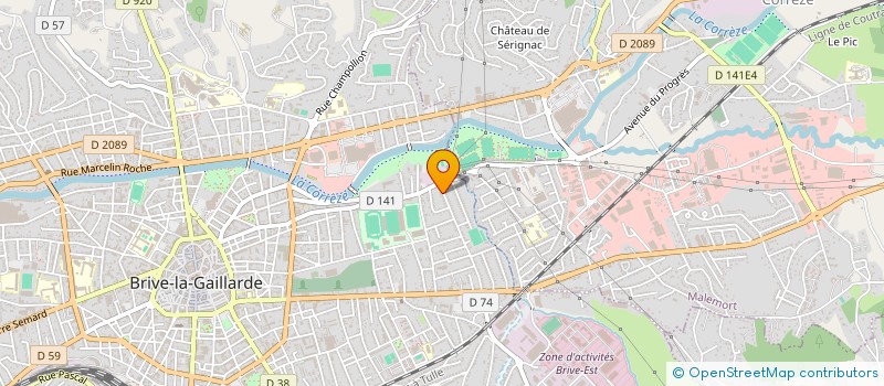 localisation de l'entreprise MONSIEUR FLOREAL BUIL  BRIVE-LA-GAILLARDE