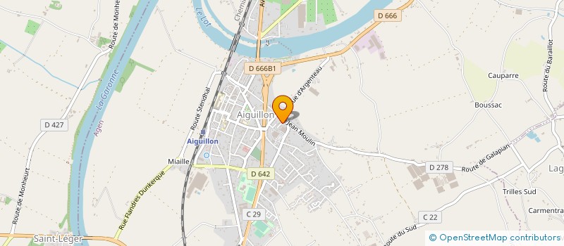 localisation de l'entreprise MONSIEUR FLOREAL COLLADO  AIGUILLON