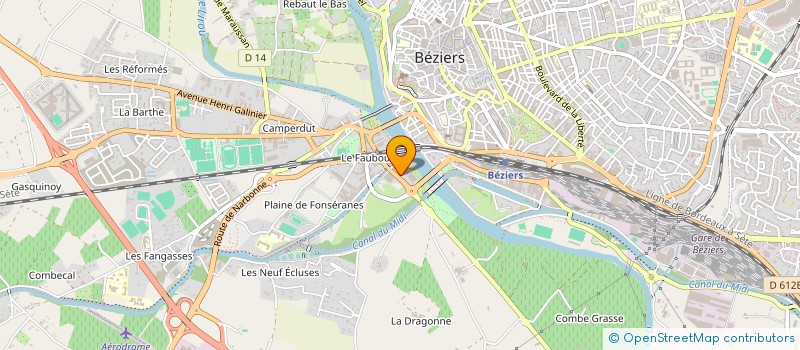 localisation de l'entreprise MONSIEUR FLOREAL COSENTINO à BEZIERS