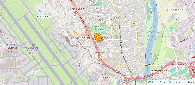 localisation de l'entreprise MONSIEUR FLOREAL PASCUAL  BLAGNAC