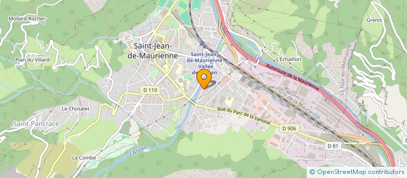 localisation de l'entreprise MONSIEUR FLORENC RRAPO à SAINT-JEAN-DE-MAURIENNE