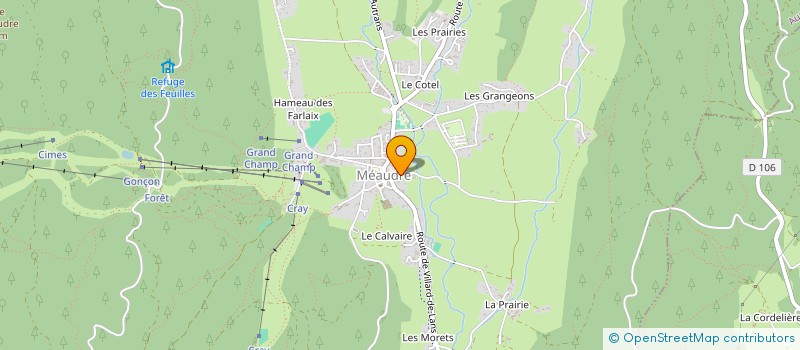 localisation de l'entreprise MONSIEUR FLORENCE CORBALAN  AUTRANS-MEAUDRE EN VERCORS