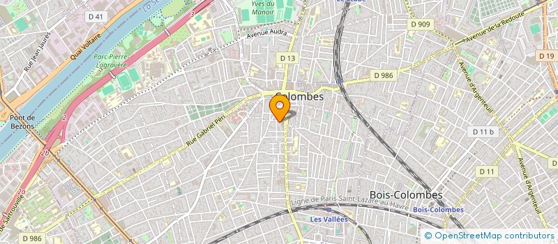 localisation de l'entreprise MONSIEUR FLORENCE DELACOUX à COLOMBES