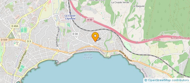 localisation de l'entreprise MONSIEUR FLORENT ACERBO à LA CIOTAT