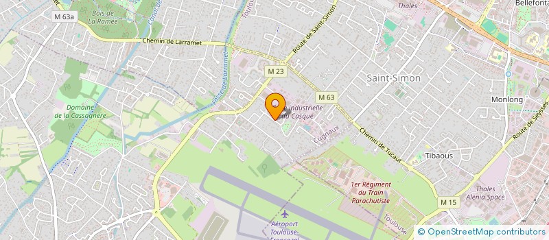 localisation de l'entreprise MONSIEUR FLORENT ACHEEN  CUGNAUX