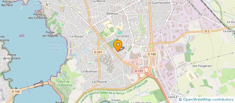 localisation de l'entreprise MONSIEUR FLORENT AJOT  SAINT-MALO