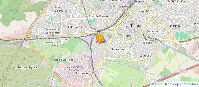 localisation de l'entreprise MONSIEUR FLORENT ALQUIE  NARBONNE