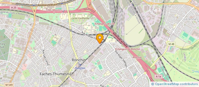 localisation de l'entreprise MONSIEUR FLORENT ANGER  RONCHIN