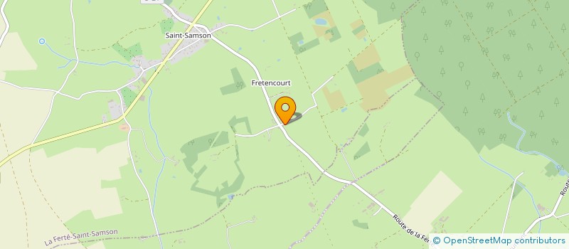 localisation de l'entreprise MONSIEUR FLORENT ANGREVILLE  LA FERTE-SAINT-SAMSON