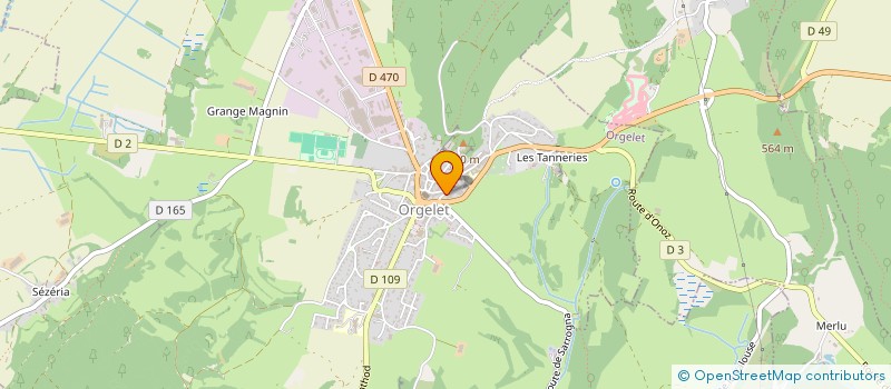 localisation de l'entreprise MONSIEUR FLORENT ANTOINE SELVA  ORGELET